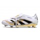 Bota de Futbol adidas Predator Elite FT FG Ftwr Blanco Dorado Met