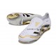 Bota de Futbol adidas Predator Elite FT FG Ftwr Blanco Dorado Met