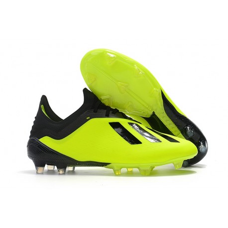 Adidas X 18.1 FG Zapatillas de Fútbol para Hombre - Amarillo Negro