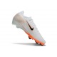Botas Nike Zoom Mercurial Vapor XVI Elite FG Blanco Negro Naranja