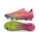 Zapatos Adidas F50 Elite Laceless FG Rosa Amarillo Violeta