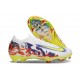 Botas Nike Zoom Mercurial Vapor XVI Elite FG Blanco Amarillo Violeta Rojo