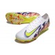 Botas Nike Zoom Mercurial Vapor XVI Elite FG Blanco Amarillo Violeta Rojo