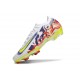 Botas Nike Zoom Mercurial Vapor XVI Elite FG Blanco Amarillo Violeta Rojo