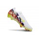 Botas Nike Zoom Mercurial Vapor XVI Elite FG Blanco Amarillo Violeta Rojo