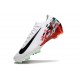 Botas Nike Zoom Mercurial Vapor XVI Elite FG Blanco Negro Rojo