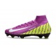 Nike Zoom Mercurial Superfly X Elite FG Violeta Blanco Amarillo