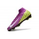 Nike Zoom Mercurial Superfly X Elite FG Violeta Blanco Amarillo