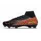 Nike Zoom Mercurial Superfly X Elite FG Negro Naranja Amarillo