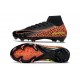 Nike Zoom Mercurial Superfly X Elite FG Negro Naranja Amarillo