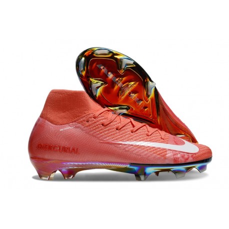 Nike Air Zoom Mercurial Superfly 10 Elite FG Rojo Blanco