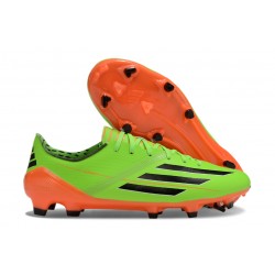 Adidas Bota F50 Elite FG Verde Naranja Negro