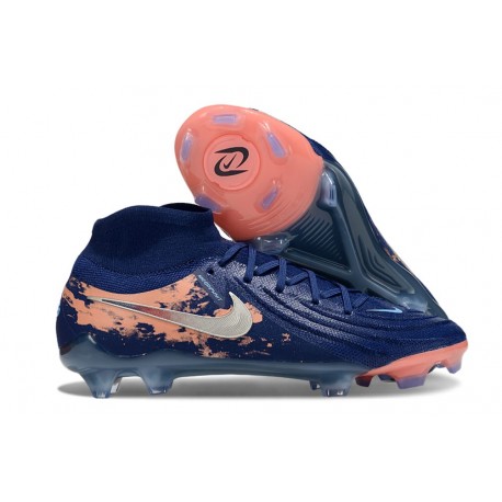 Nike Phantom Luna II Elite FG Erling Haaland Azul Plateado Naranja