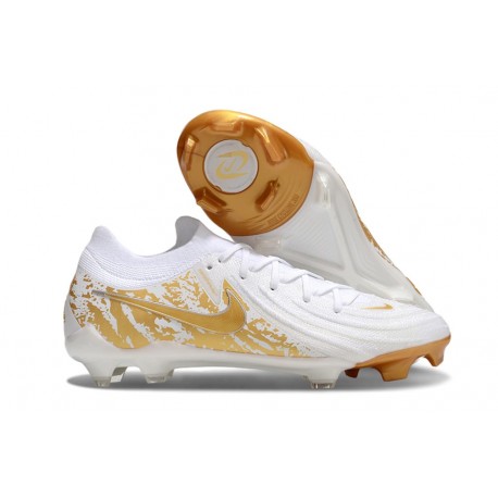Bota Nike Phantom Luna 2 Elite FG Blanco Dorado