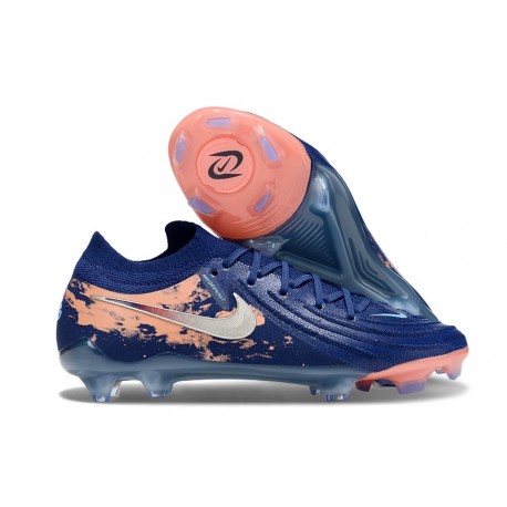 Bota Nike Phantom Luna 2 Elite FG X Haaland Fg Azul Vacío Cromo