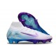 Nike Air Zoom Mercurial Superfly 10 Elite FG Blanco Azul Violeta
