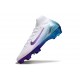 Nike Air Zoom Mercurial Superfly 10 Elite FG Blanco Azul Violeta