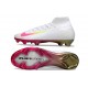 Nike Air Zoom Mercurial Superfly 10 Elite FG Blanco Rosa