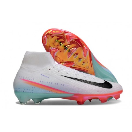 Nike Air Zoom Mercurial Superfly 10 Elite FG Blanco Negro