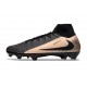 Nike Air Zoom Mercurial Superfly 10 Elite FG Negro Dorado