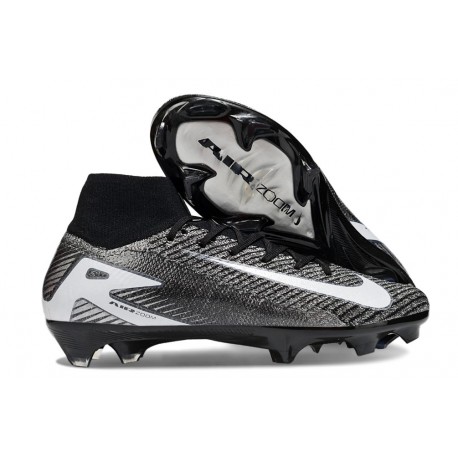 Nike Air Zoom Mercurial Superfly 10 Elite FG Negro Blanco