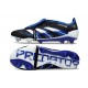 Bota de Futbol adidas Predator Elite FT FG Negro Azul Lúcido Blanco
