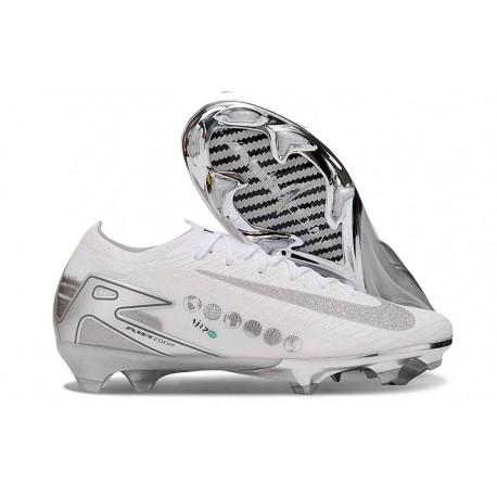 Nike Air Zoom Mercurial Vapor 16 Elite FG Blanco Plateada