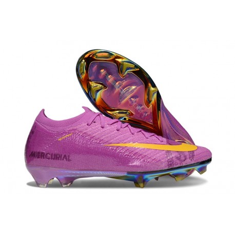 Nike Air Zoom Mercurial Vapor 16 Elite FG Purpúrea Amarillo