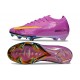 Nike Air Zoom Mercurial Vapor 16 Elite FG Purpúrea Amarillo
