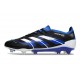 Botines de Futbol adidas Predator Elite FG Negro Azul Lúcido Blanco