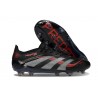 Botines de Futbol adidas Predator Elite FG Negro Gris Four Rojo Lúcido