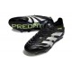Botines de Futbol adidas Predator Elite FG Negro Blanco Limón Lúcido