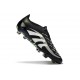 Botines de Futbol adidas Predator Elite FG Negro Blanco Limón Lúcido