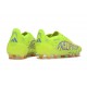 Botines de Futbol adidas Predator Elite FG Limón Lúcido Rosa Lúcido Azul Fusion
