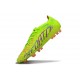 Botines de Futbol adidas Predator Elite FG Limón Lúcido Rosa Lúcido Azul Fusion