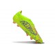 Botines de Futbol adidas Predator Elite FG Limón Lúcido Rosa Lúcido Azul Fusion