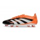 Botines de Futbol adidas Predator Elite FG Negro Blanco Naranja