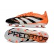 Botines de Futbol adidas Predator Elite FG Negro Blanco Naranja