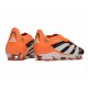Botines de Futbol adidas Predator Elite FG Negro Blanco Naranja