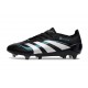 Botines de Futbol adidas Predator Elite FG Negro Blanco Azul