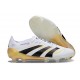 Botines de Futbol adidas Predator Elite FG Blanco Negro Dorada