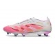 Botines de Futbol adidas Predator Elite FG Rosa Blanco