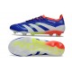 Botines de Futbol adidas Predator Elite FG Azul Lúcido Ftwr Blanco Rojo