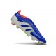 Botines de Futbol adidas Predator Elite FG Azul Lúcido Ftwr Blanco Rojo