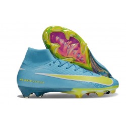 Nike Air Zoom Mercurial Superfly 10 Elite FG Azul Amarillo