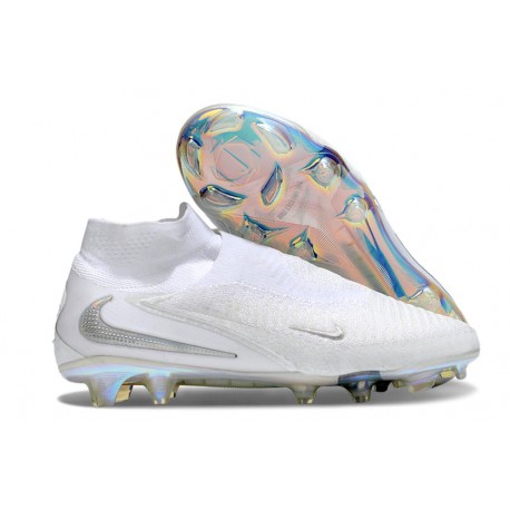 Bota De Fútbol Nike Phantom 6 High Elite Fg Blanco