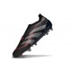 adidas Predator 25 Elite Laceless FG Negro Gris Four Rojo Lúcido
