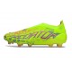 adidas Predator 25 Elite Laceless FG Limón Lúcido Rosa Lúcido Azul Fusion
