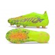 adidas Predator 25 Elite Laceless FG Limón Lúcido Rosa Lúcido Azul Fusion
