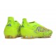 adidas Predator 25 Elite Laceless FG Limón Lúcido Rosa Lúcido Azul Fusion
